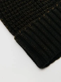 Bawełniana czapka beanie z efektem acid wash