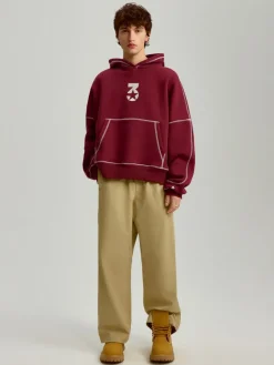 Beżowe spodnie materiałowe skater fit