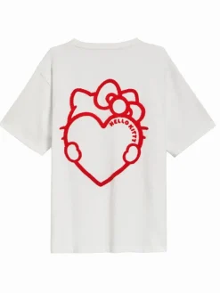 Biała koszulka z motywem Hello Kitty