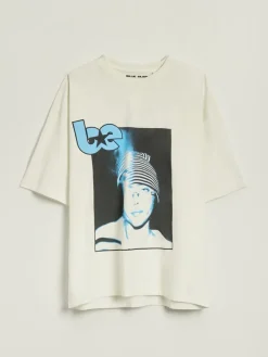 Biała koszulka z nadrukiem Billie Eilish
