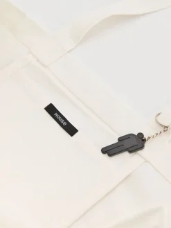 Biała torba bawełniana z nadrukiem Billie Eilish
