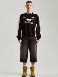 Bluza crewneck z nadrukiem Ford Mustang