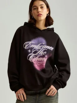 Bluza z kapturem i nadrukiem Embrance the chaos