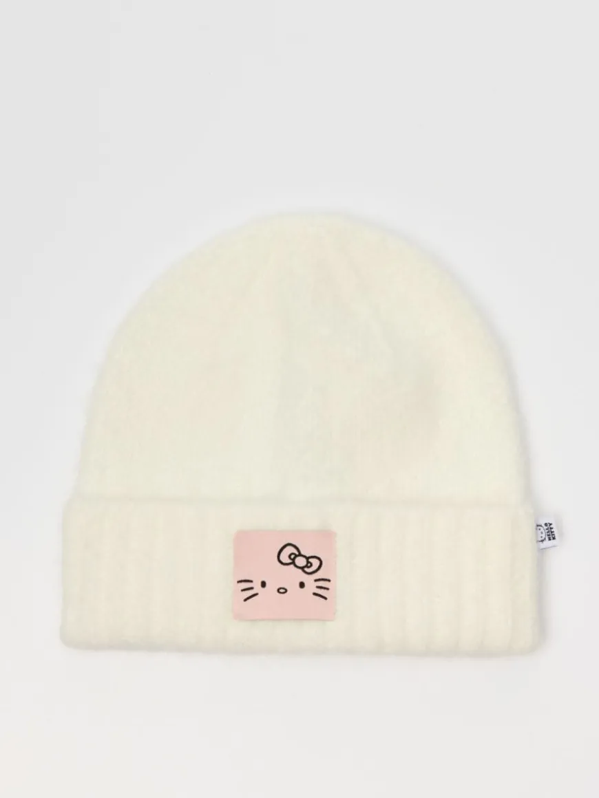 Czapka beanie z naszywką Hello Kitty