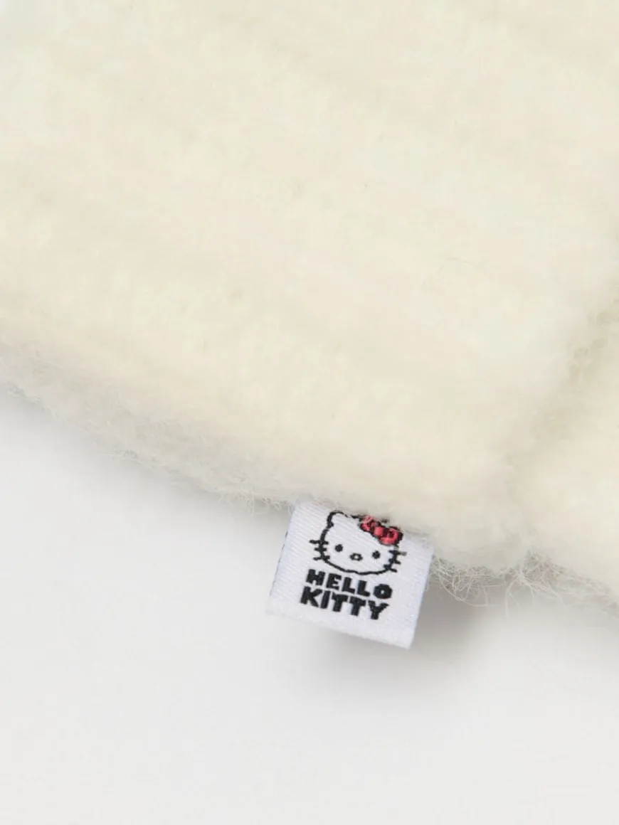 Czapka beanie z naszywką Hello Kitty