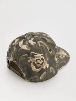 Czapka z daszkiem full cap z haftem i motywem camo