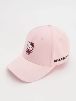 Czapka z daszkiem i haftem Hello Kitty