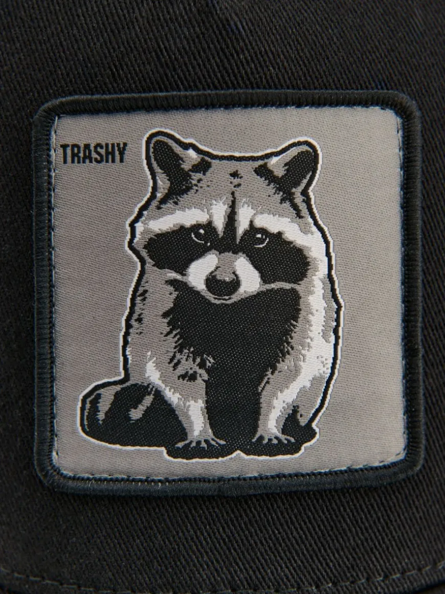 Czapka z daszkiem trucker hat z motywem szop pracza