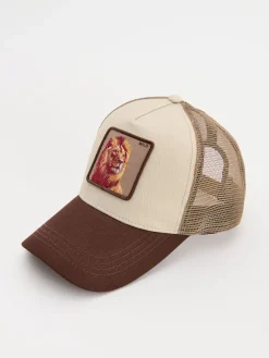 Czapka z daszkiem trucker hat z motywem lwa