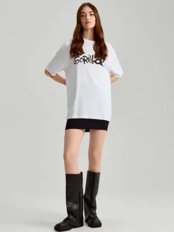 Czarna spódnica mini typu bodycon