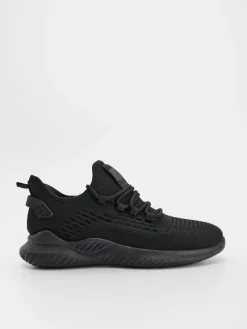 Czarne sneakersy z siateczki