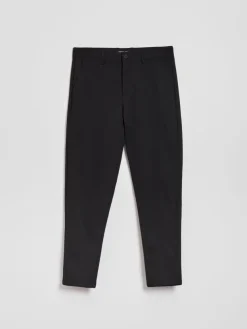 Czarne spodnie chino fit