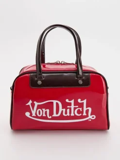 Czerwona mała torebka Von Dutch
