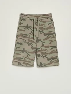 Dresowe szorty bermudy we wzór camo