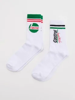 Długie skarpetki 2-pak Castrol Racing