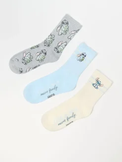 Długie skarpetki 3-pak Stich