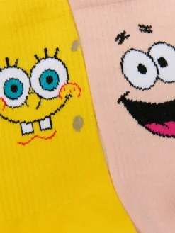 Długie skarpetki z motywem SpongeBob 2-pak