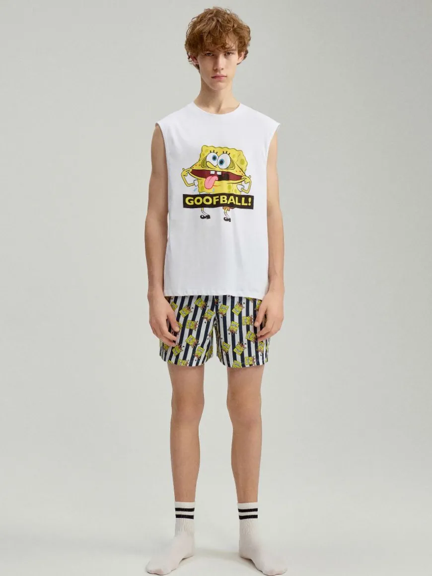 Dwuczęściowa piżama z motywem SpongeBob