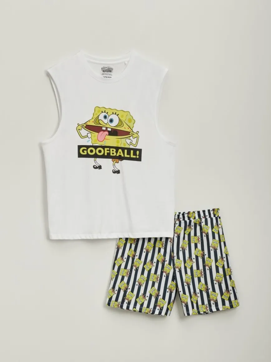 Dwuczęściowa piżama z motywem SpongeBob
