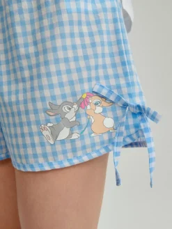 Dwuczęściowa piżama z nadukiem zajączków z bajki Bambi