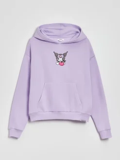 Fioletowa bluza z kapturem Kuromi