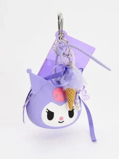 Fioletowy brelok z portfelem Kuromi