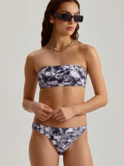 Góra od kostiumu typu bandeu tie-dye