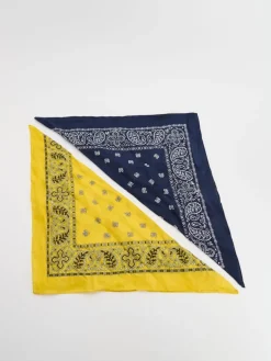 Granatowa i żółta bandana 2-pak