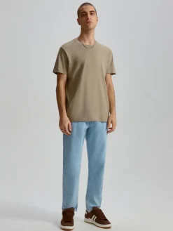 Jasnoniebieskie jeansy loose fit 90s