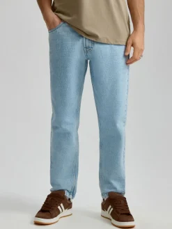 Jasnoniebieskie jeansy loose fit 90s