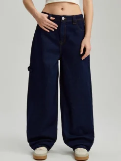 Jeansy baggy fit carpenter z haftem Starter