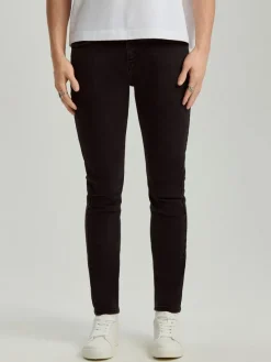 Jeansy slim fit czarne
