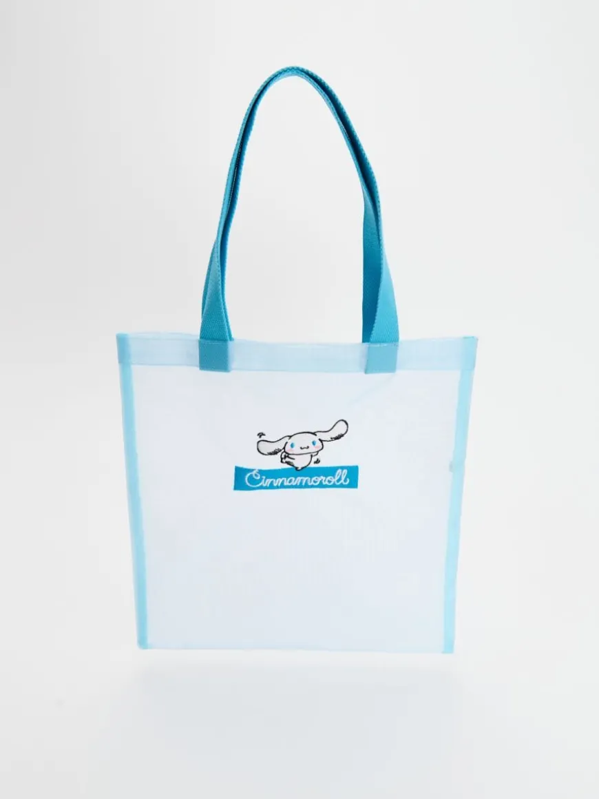 Niebieska torba shopper z motywem Cinnamoroll