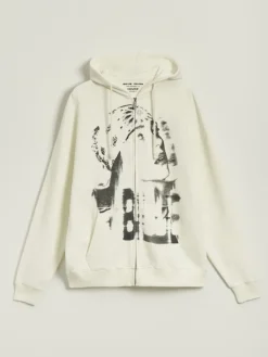 Rozpinana bluza z kapturem i nadrukiem Billie Eilish