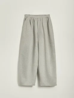 Szare spodnie dresowe balloon baggy fit