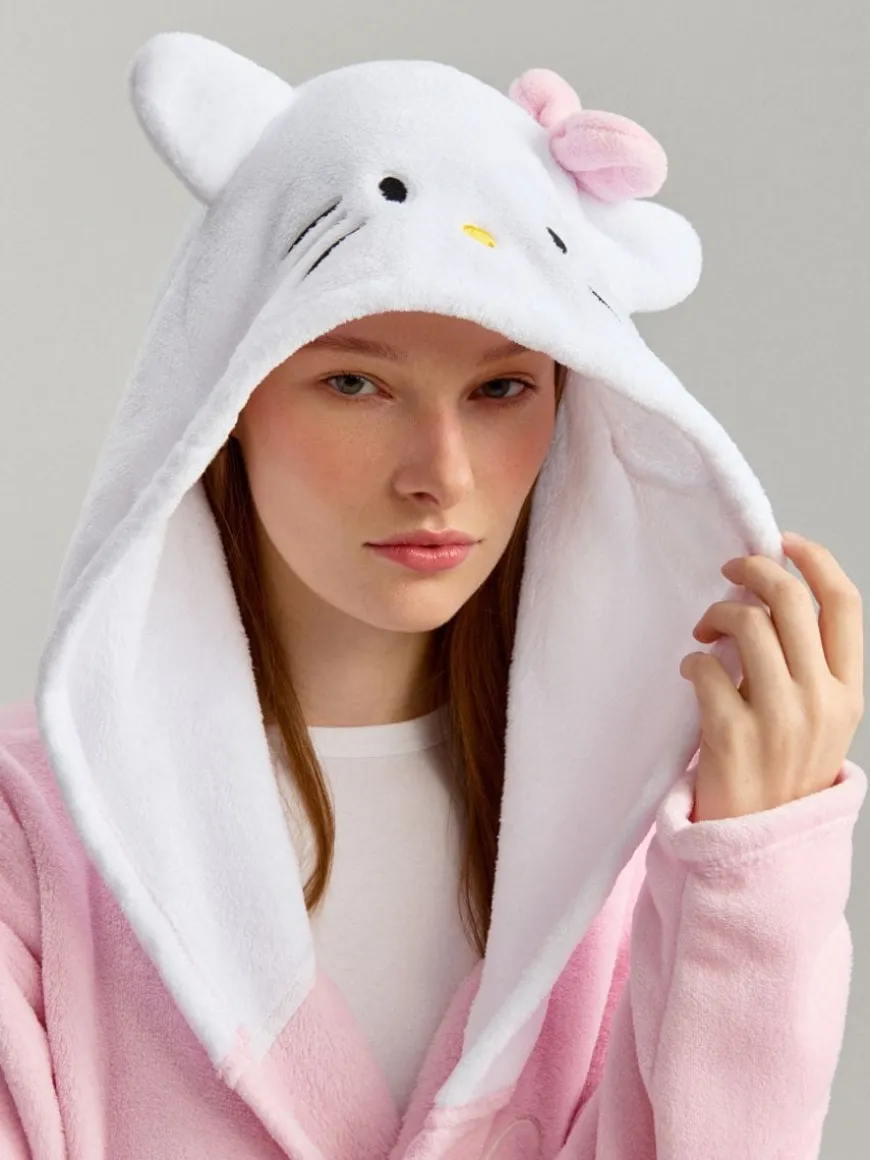 Szlafrok z kapturem Hello Kitty