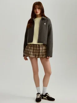 Żółta bluza oversize crewneck