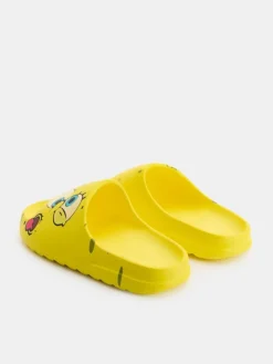 Żółte klapki piankowe SpongeBob
