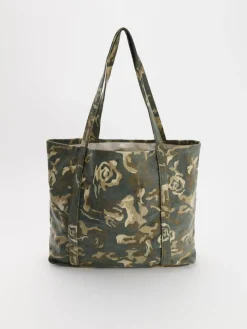 Torba shopperka bawełniana camo