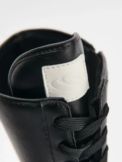 Wysokie buty w stylu bokserskim czarne