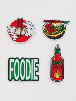 Zestaw naszywek z motywami Foodie
